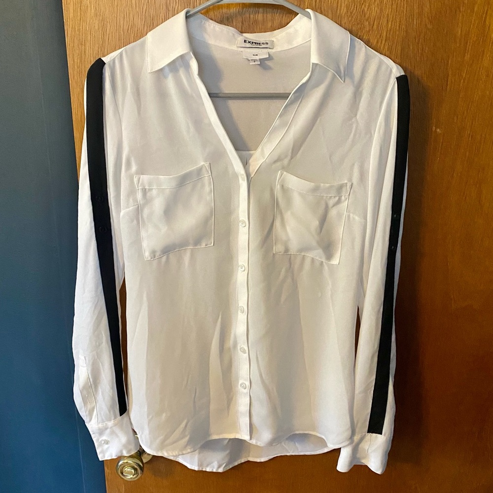 Express Portofino Collared Button Up Shirt